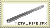 Stock photo of a metal pipe, 'metal pipe sfx' written on the bottom right of the image.