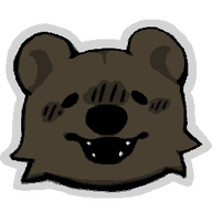 smiling cartoonish bear